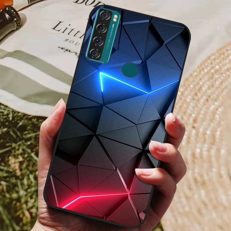 For TCL 20 SE Case Soft Silicone Phone Back Cover For TCL 20 SE TCL20SE TCL20 20SE Cases Coque for TCL 20SE Fundas bumper Shell. 