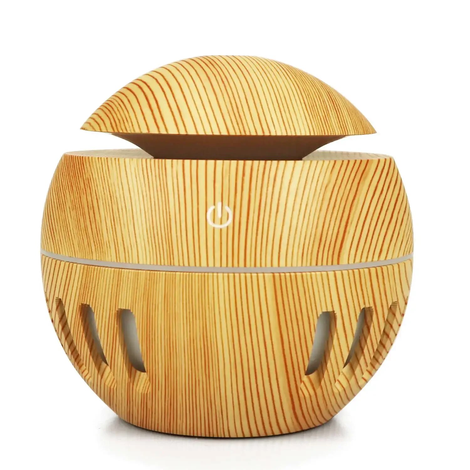 Aroma Diffuser Ultrasonic Air Humidifier Aromatherapy Mist Maker Cool air Light Wood With LED Lights For Home Office Sleep. 