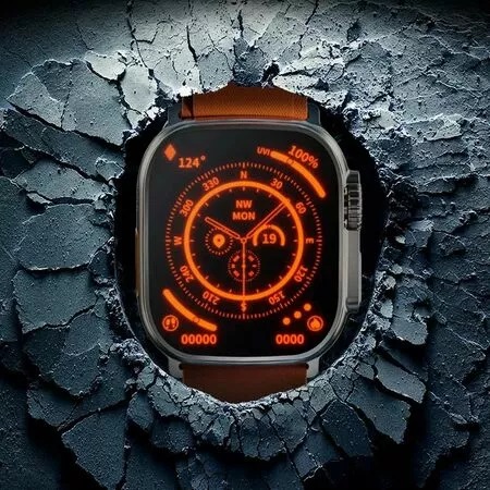 Zordai Zd8 Ultra Max Plus Smart Watch Series 8 Large High Resolution Display 49M 2 -20 "585 Pixel Bluetooth Call. 