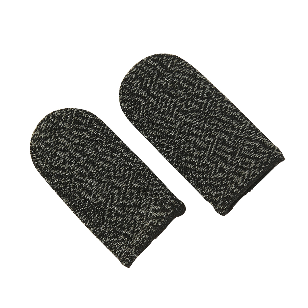 Gloves suitable for 1 pair of finger sleeves, transparent gaming fingertip sleeves, air thumb luminous anti-slip touch screen fingers, PUBG mobile game. 