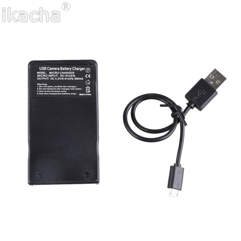 BCG10PP BCG10E DMW-BCG10 USB Battery Charger For Panasonic LUMIX DE-A65 A65 DE-A65B DMC-ZS1 ZS3 TZ2 TZ6 TZ7 TZ26 ZR1 ZX1 TZ66. 