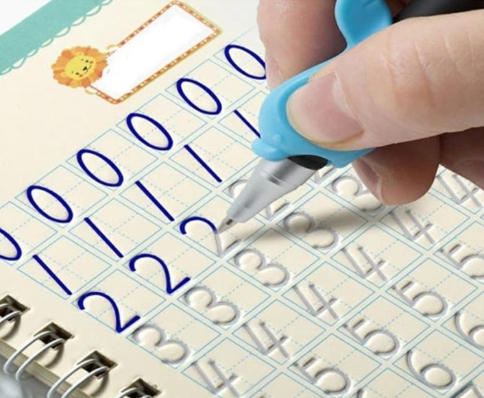 Handwriting Practice Book for Children Bangla English Math Easy Practice Pre School Smooth Handwriting Practice Book - Magic Book. 