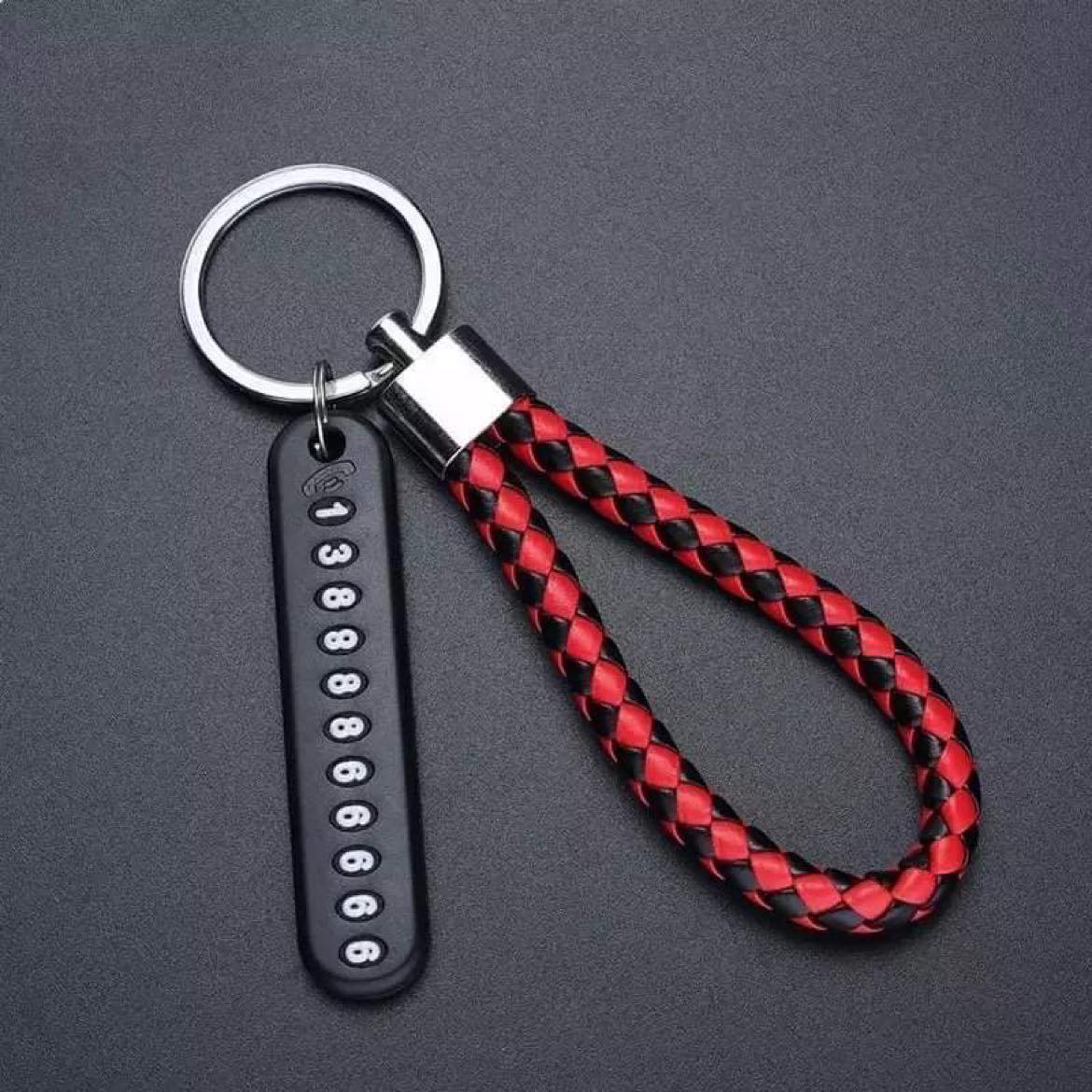 Rings Key Chains Phone Number Bicycle Car Auto Motor Cycle Key Ring Anti-Lost Number Plate Mobile Number. 