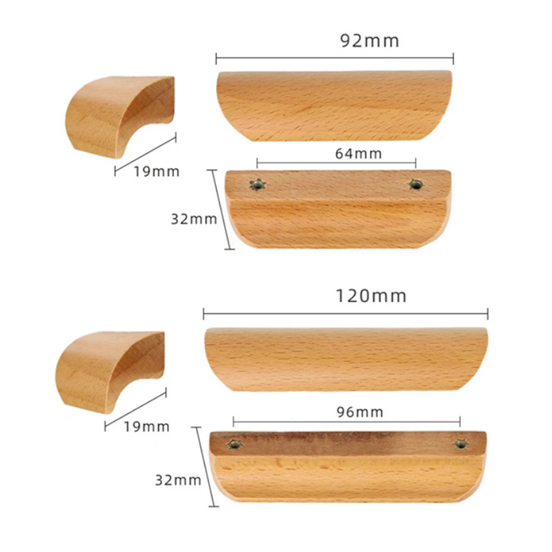 Log varnish color chest of drawers furniture handles modern minimalist wardrobe doors solid wood handle drawer. 