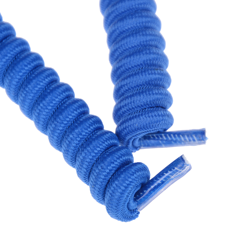Elastic No Tie Curly Shoe Laces Coiler Elastic Twisty Unisex Fits Kid And Adult BAWEI. 
