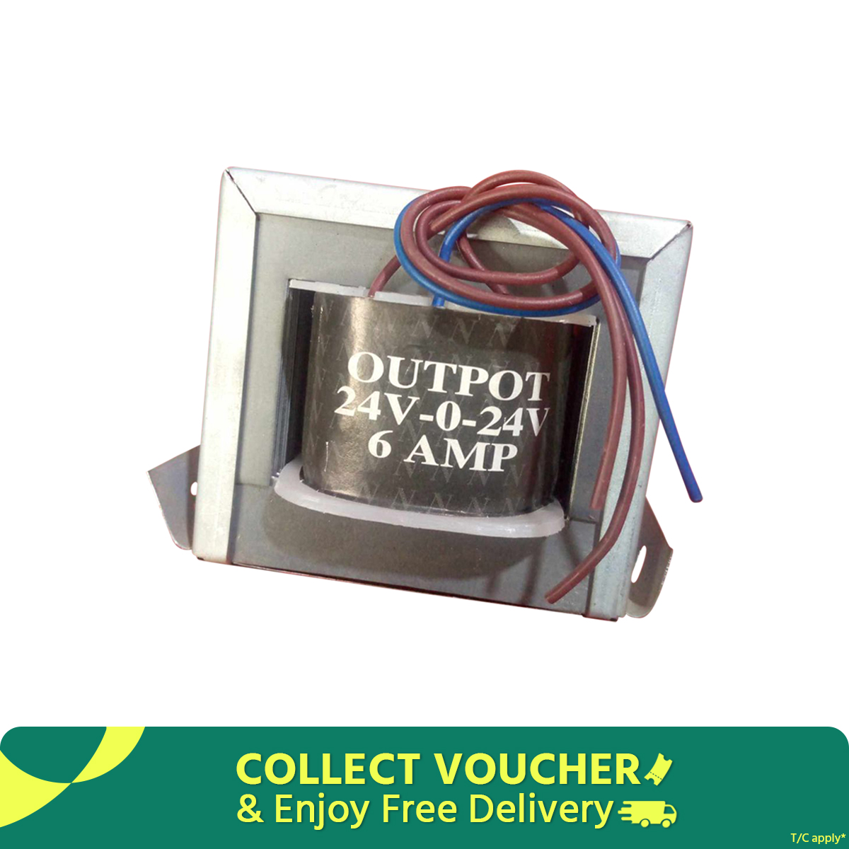24V 6Amp ALUMINIUM Wire 24-0-24V 6Amp Transformer Input AC 220V 50Hz Output DC 24V Volt 6A Step Down Converter For Power Supplies Adapters DIY - Multi Plug - Multi Plug