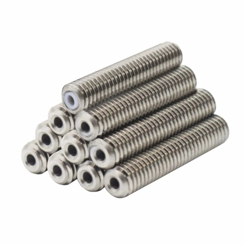 【Lejia】ANET A2 PTFE tube inside M6*30mm Nozzle Tube 1.75mm filament Makerbot MK8 3D Printer Extruder 3d printer