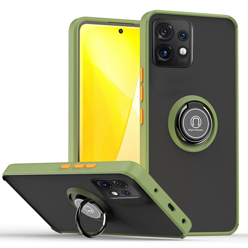 For Motorola Moto X40 Pro Case Side Stripe Design Soft Matte Texture Multifunctional Bracket All Inclusive Protection For Motorola Moto X40 Pro Back Cover