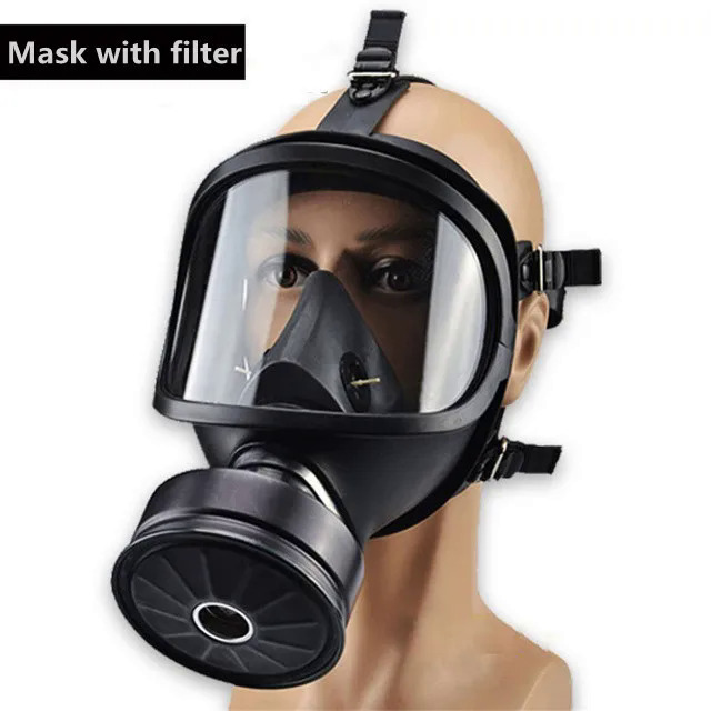 Chemical Respirator Mask, Chemical, Biological and Radioactive Pollution, Full Face Mask, Classic Gas Mask, MF14. 