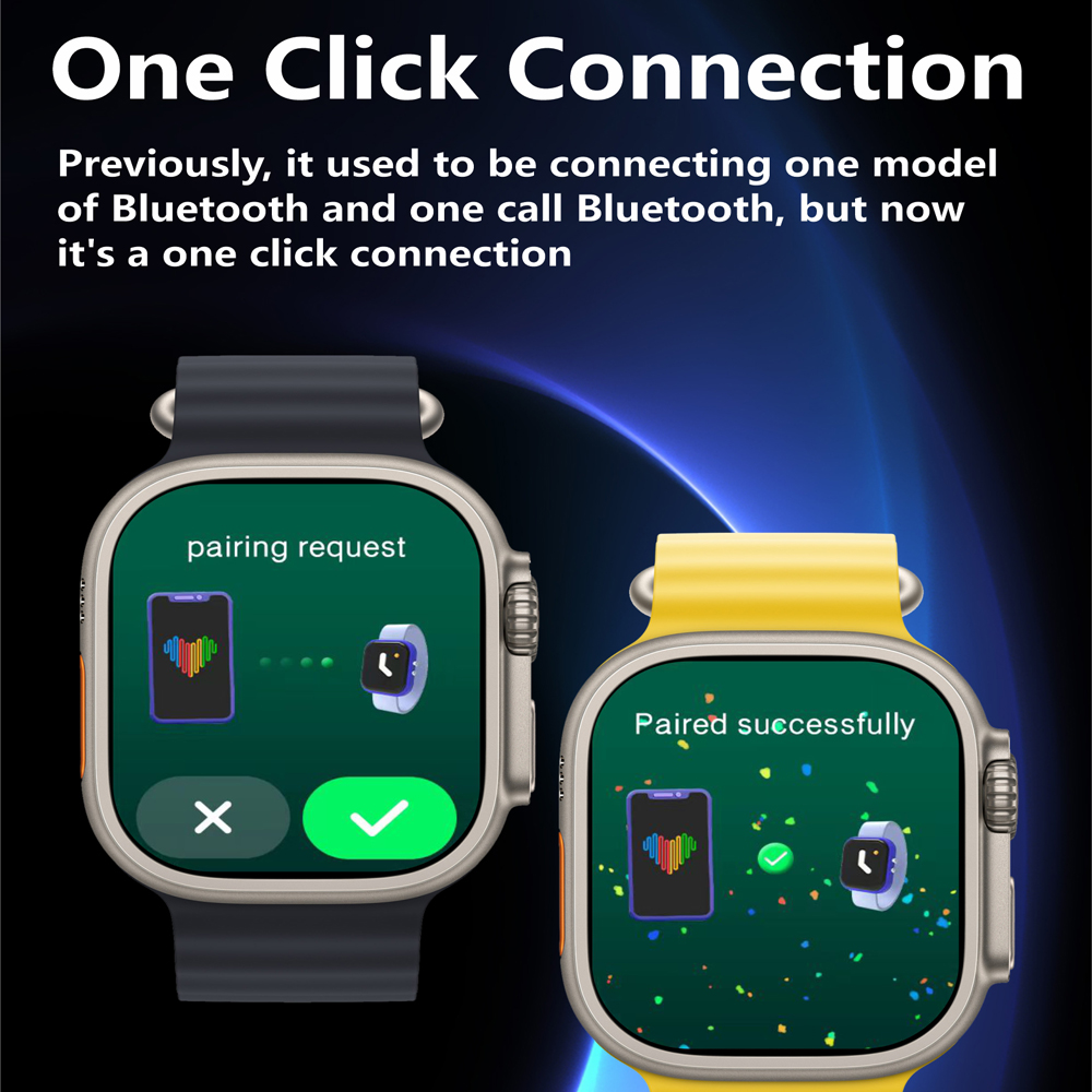 HK9 Ultra 2 Max AMOLED ChatGPT Men Smart Watch AI Watch Face with Compass 2GB ROM Compass Door NFC Sports Smartwatch for IOS&Android.. 