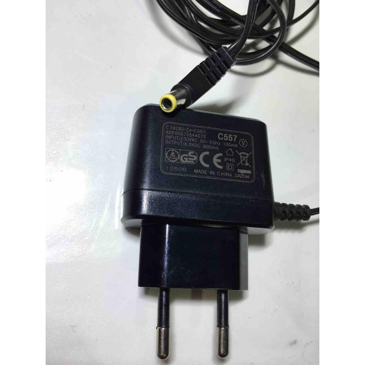 Adapter 6.5V 600mA  Power Supply Unit C39280-Z4-C557/SNG 35-A