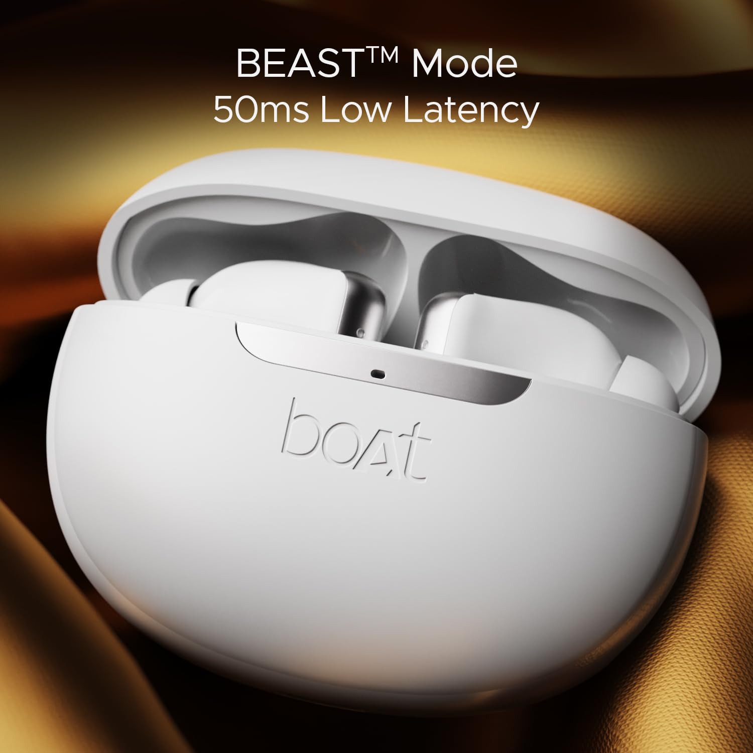 boAt Airdopes 141 ANC, Active Noise Cancellation(~32dB), 50ms Low Latency, 4Mics ENx, 42Hrs Battery, Fast Charge, IPX5, v5.3 Bluetooth Earbuds. 