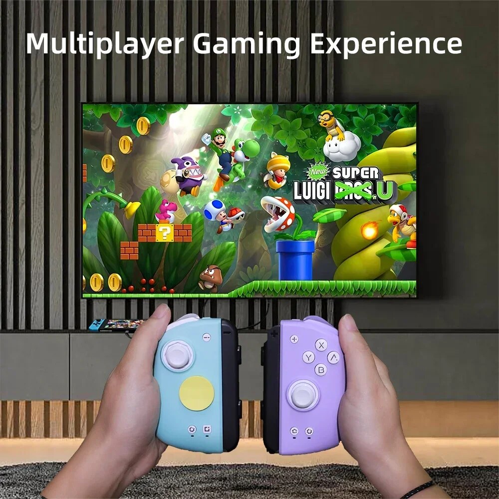 MOBAPAD M6 Gemini 2 Game Controller,Joypad with Hall Joystick Left Right Handle Grip Console for Switch NS OLED Gamepad. 