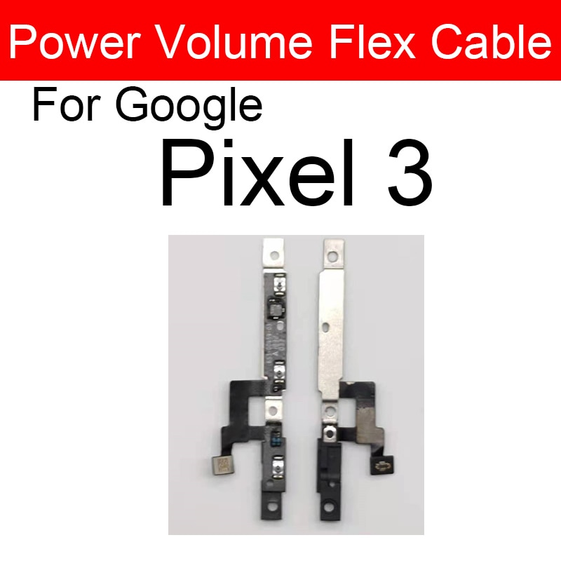 Power Volume Flex Cable For Google Pixel XL 2 2XL 3 3XL 3A 4 4XL 4A XL 5 Side Buttons Power Volume Key Flex Ribbon Repair Parts. 