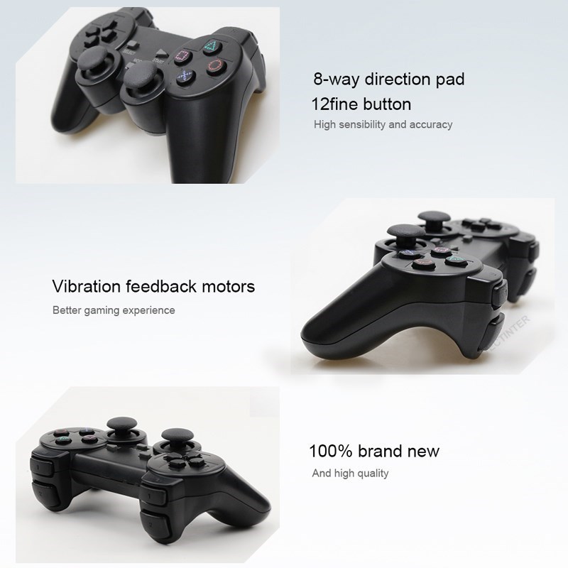 Wireless Gamepad for Sony PS2 Controller for Playstation 2 Console Joystick Double Vibration Shock Joypad USB PC Game Controle. 