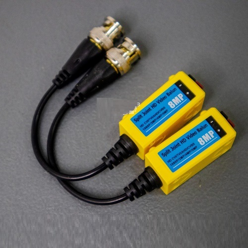 HD CVI TVI AHD CVBS Passive BNC video Belun for Any CCTV Camera(1 pair)(1 pair). 