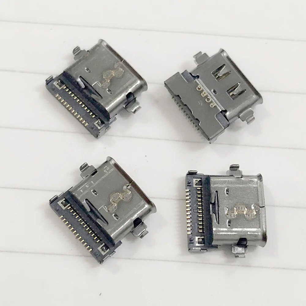 1-10pcs TYPE-C USB Jack DC Power Port For Lenovo ThinkPad X280 T490 T480S X390 L13 T590 DC Connector Laptop USB-C Socket. 