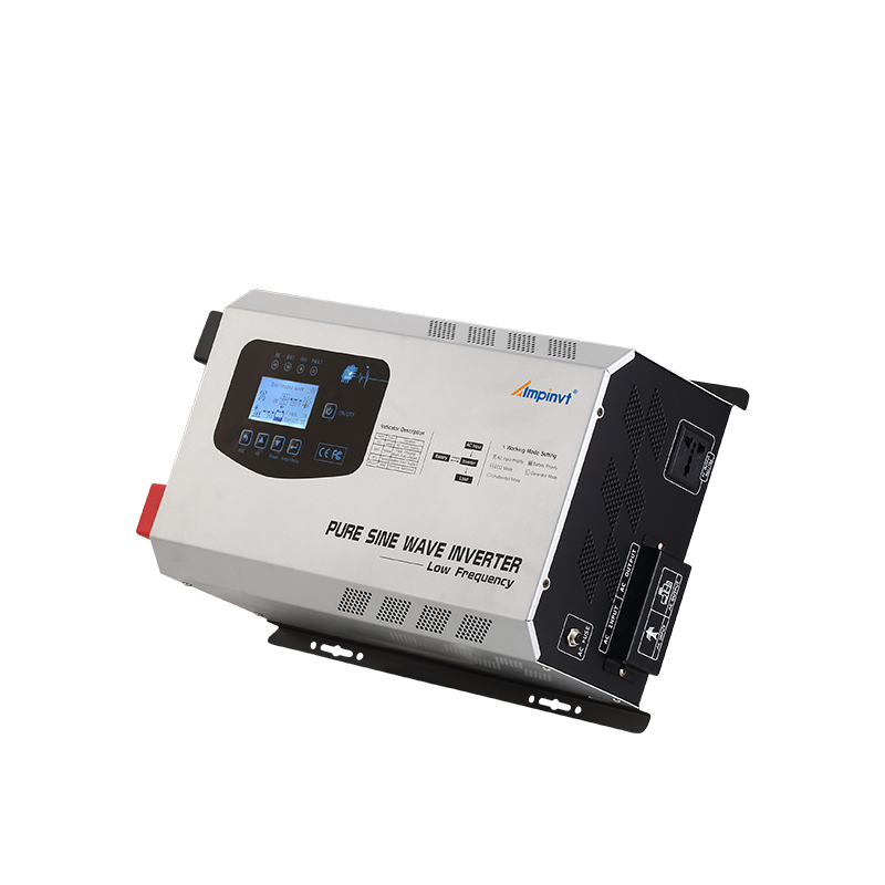 Ampinvt inverter/Solar powered RV power frequency pure sine wave inverter 3000W5000W lithium battery 12V to 220V household UPS. 