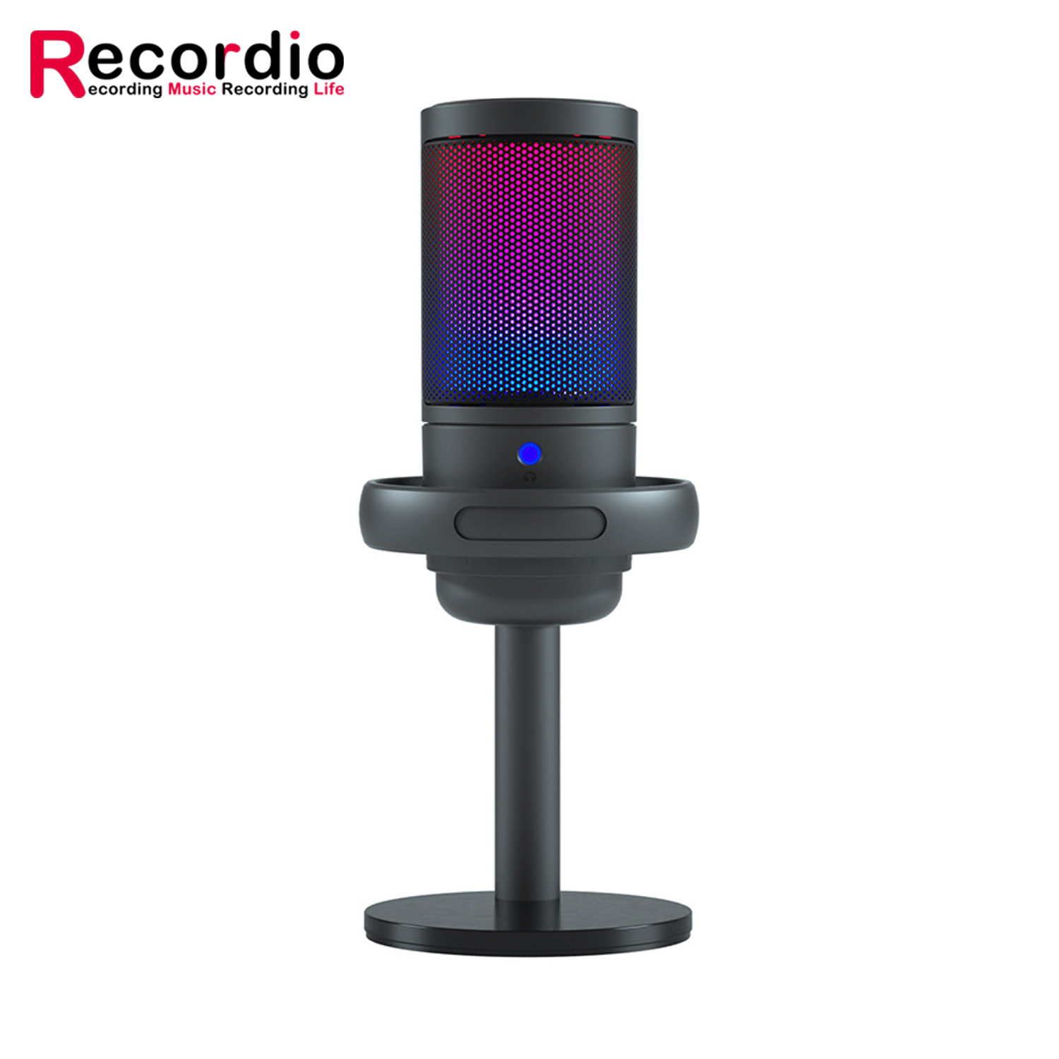 GAM-ME6S USB gaming microphone RGB dazzling lights computer k song recording mobile phone live broadcast. 