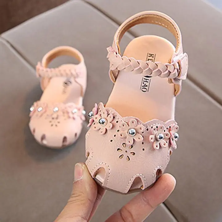 Kids Sandals Girls Flowers Fashion Shoes Children Soft Bottom Flat Toddler  Shoes Princess Shoes: Buy Online at Best Prices in Bangladesh 