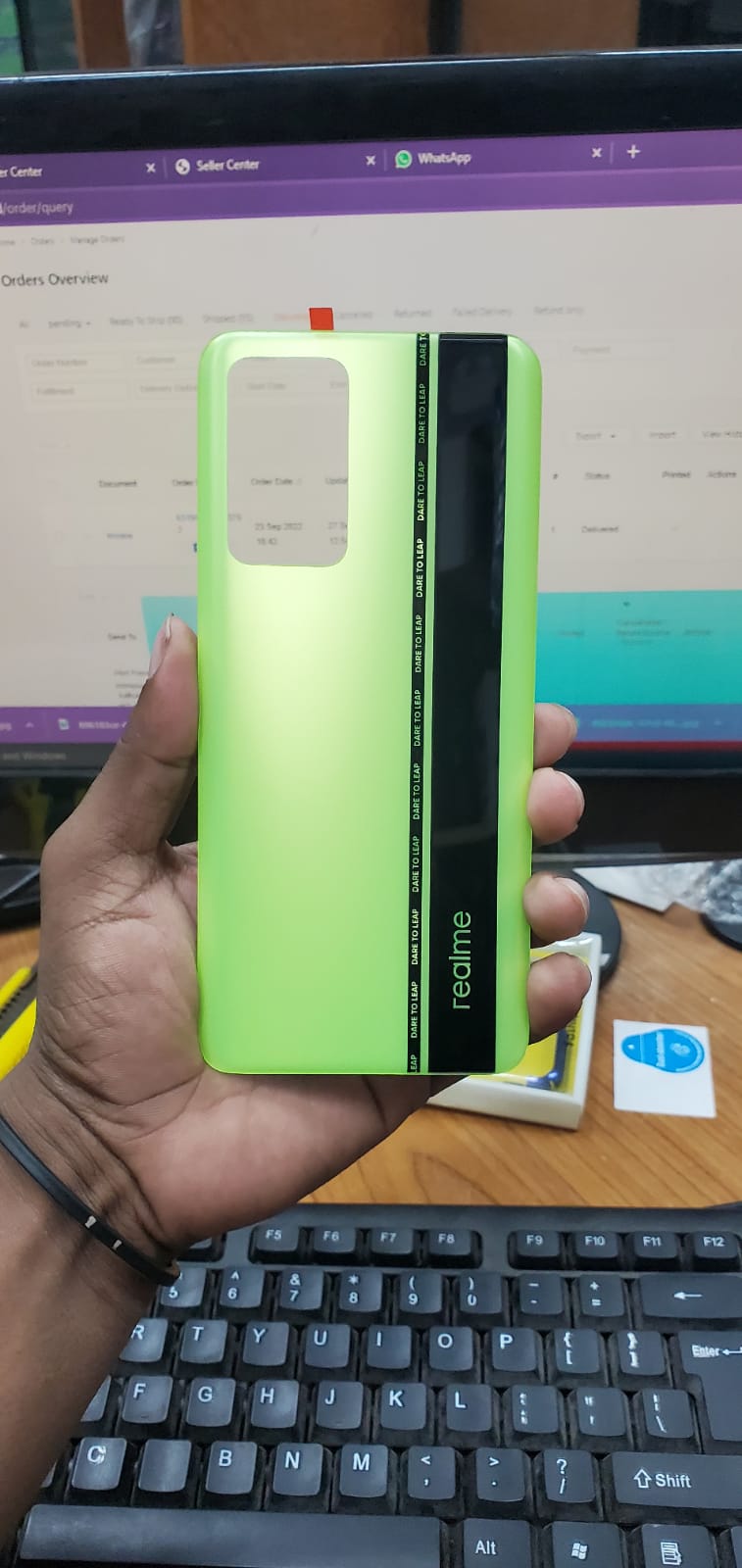 Realme GT Neo2 battery backshell. 