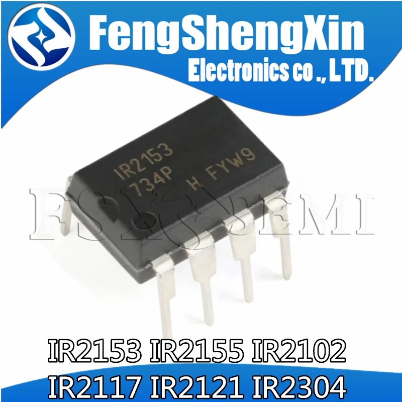 5pcs IIR2153 IR2155 IR2102 IR2117 IR2121 IR2304 DIP-8 SELF-OSCILLATING HALF-BRIDGE DRIVER IC