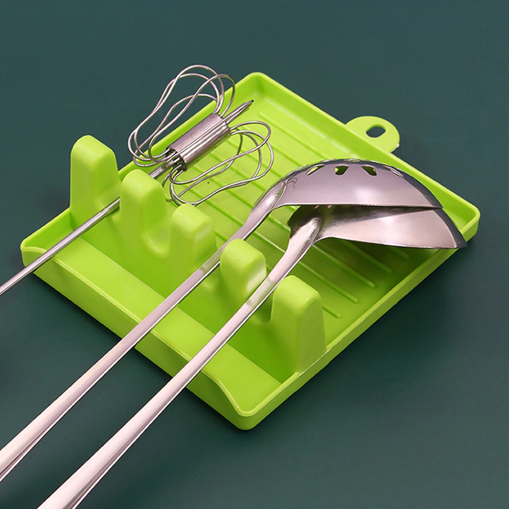 Alg Hot Cooking Utensil Rest Kitchen Organizer And Storage With Drip Pad Kcolore 【即納】