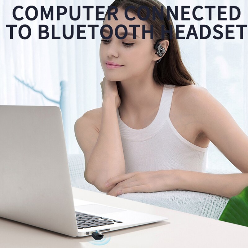 RTL8761B USB Dongle Bluetooth 5.0 Adapter Receiver Wireless Low Latency Music Mini Bluthooth Transmitter For PC/File Transfer. 