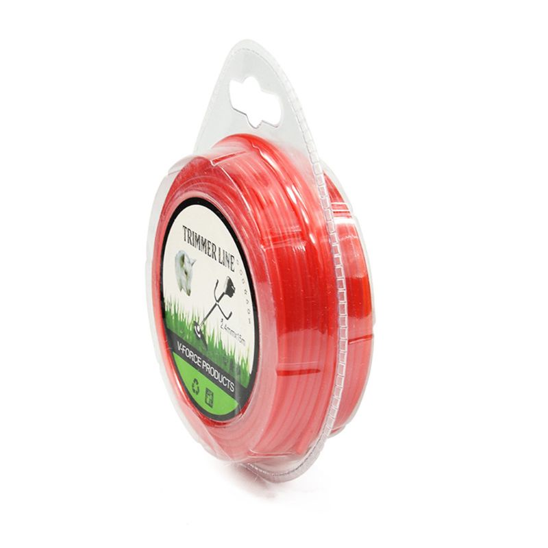 PCF* 2.4mm15m Grass Cut Strimmer Line Round Nylon Cord Wire String For Grass Trimmer. 