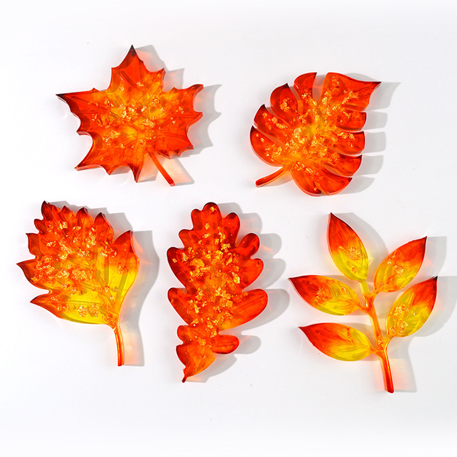 5PCS DIY কোস্টার মোল্ডস কোস্টার সিলিকন মোল্ডস ইপোক্সি কাস্টিং মোল্ড রজন ছেড়ে দেয়. 