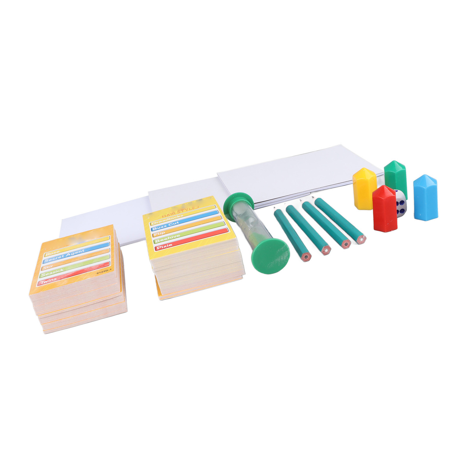 Card Pictionary Board Game Dice Paper Composite Wood Simple Playing Rules Interesting Pictionary Board Game for Amusement Room. 