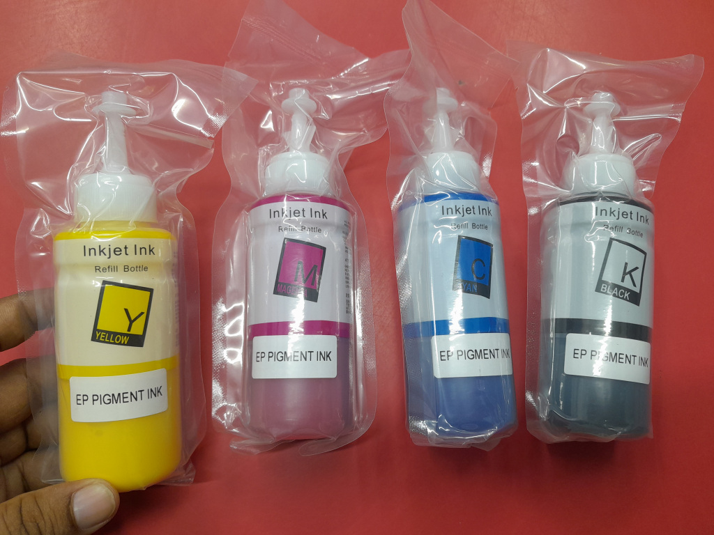 Pigment Ink 4 color set 100ml C M Y K