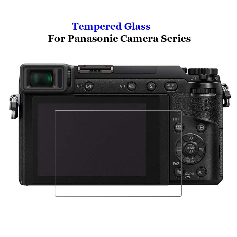 For Panasonic Lumix LX9 LX15 FZH1 LX10 G9 G8 G7 II G80 G81 G85 G90 G95 GX8 GX9 GX80 GX85 FZ300 FZ2000 FZ2500 GX7 II III Camera Anti Scrached Tempered Glass 9H 2.5D LCD Screen Protector Explosion-proof Film Toughened Guard