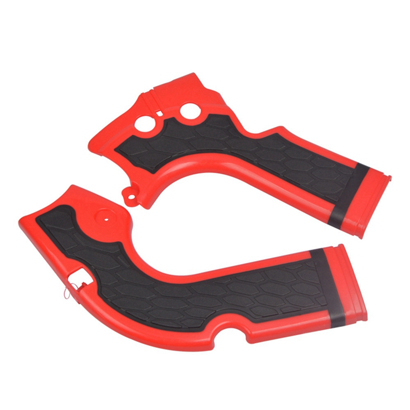Motorcycle Frame Guard Cover Protection Protector Replacement Spare Parts for Honda CRF250R CRF450R CRF 250R 450R 201-2016 Red. 