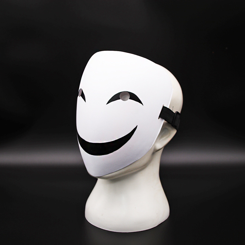 Anime Tenku Shinpan High Rise Invasion Mask PVC Terror Masks Unisex Halloween Cosplay Prop Accessory Gifts. 
