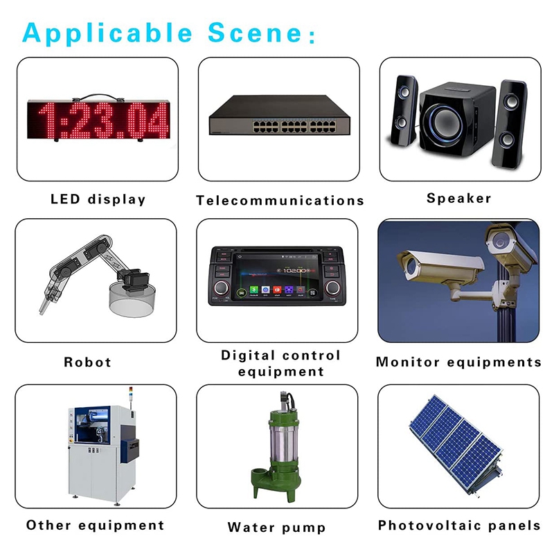 DC Automatic Buck Boost Converter DC 8V-40V to 13.8V 10A Step Down Up Voltage Regulator Waterproof Voltage Reducer. 