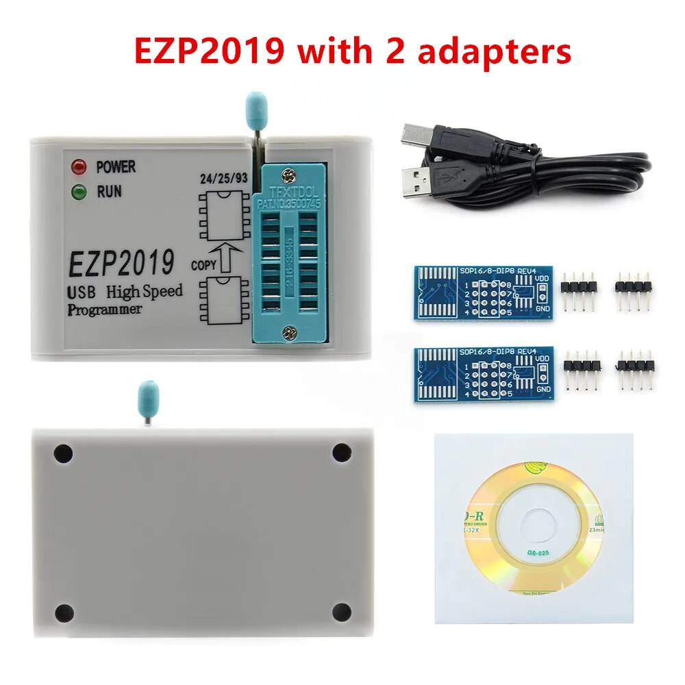 【3C VictoryEagle】USB SPI Programmer 2 Adapter Support Win7 & 25 93 EEPROM Flash Bios Minipro Chip Calculator Small. 