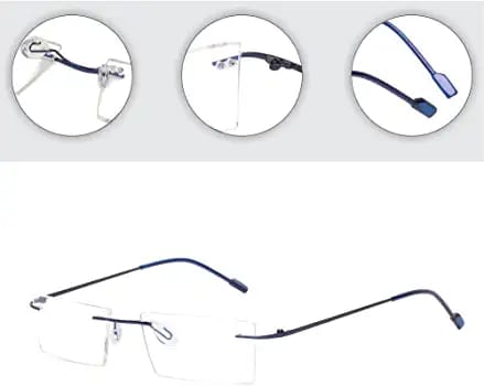 Titanium Rimless Unisex Frame - In Odysses For Optics Zone Bid - Elevate Your Style With These Titanium Rimless Unisex Frames By Odysses. 