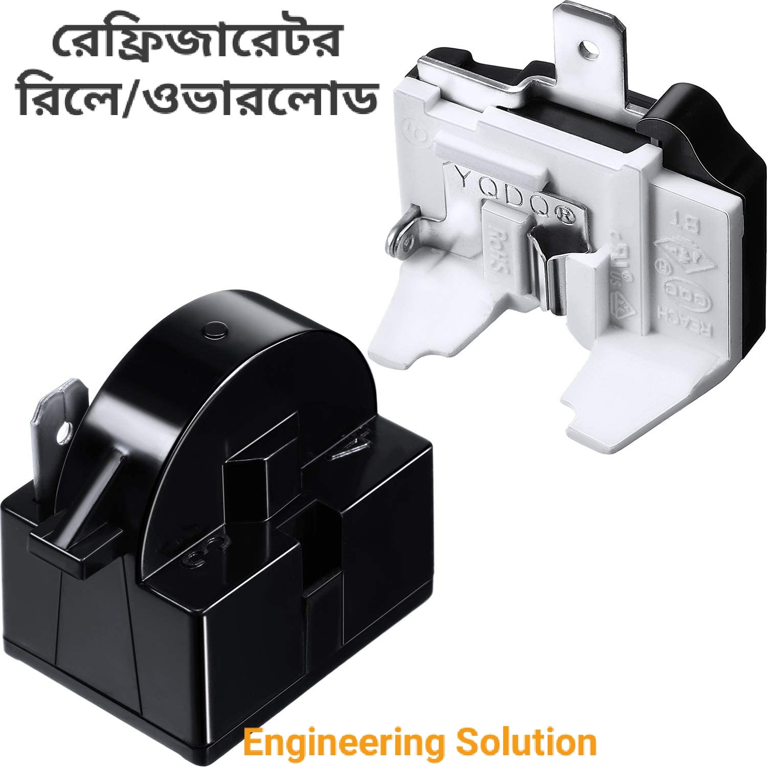 Relay and Overload Parts of Refrigerator(Quality Item). 