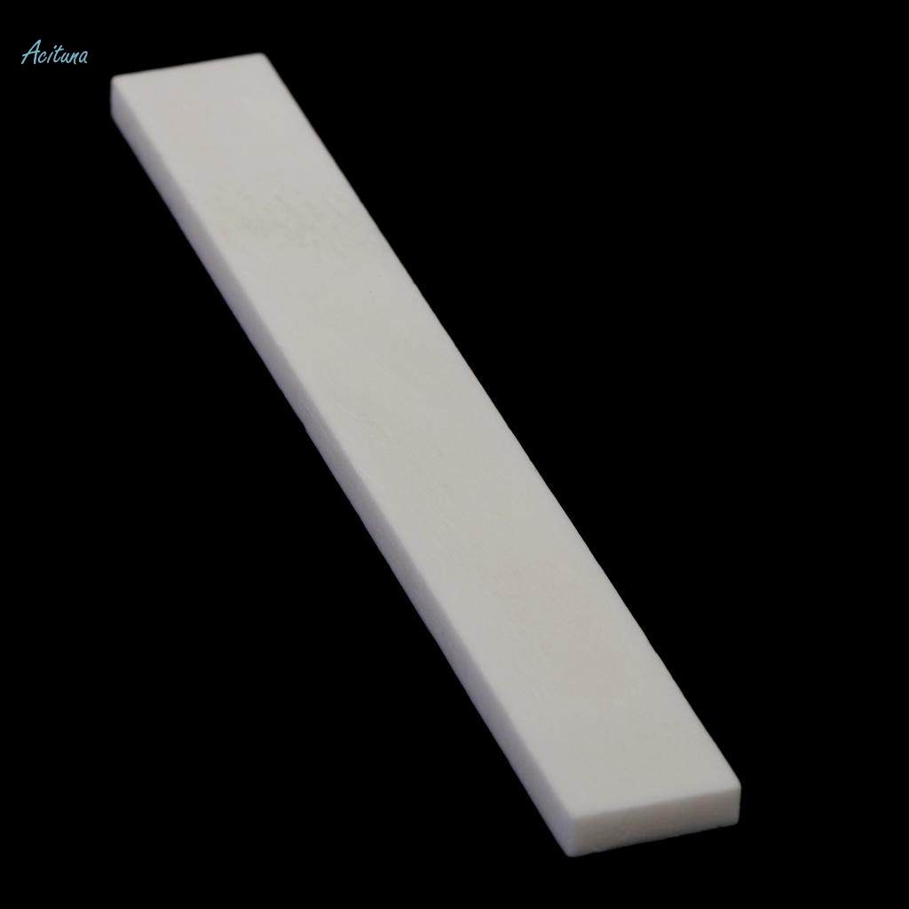 30X 6 String Acoustic Guitar Bone Bridge Saddle for Guitar Parts. 