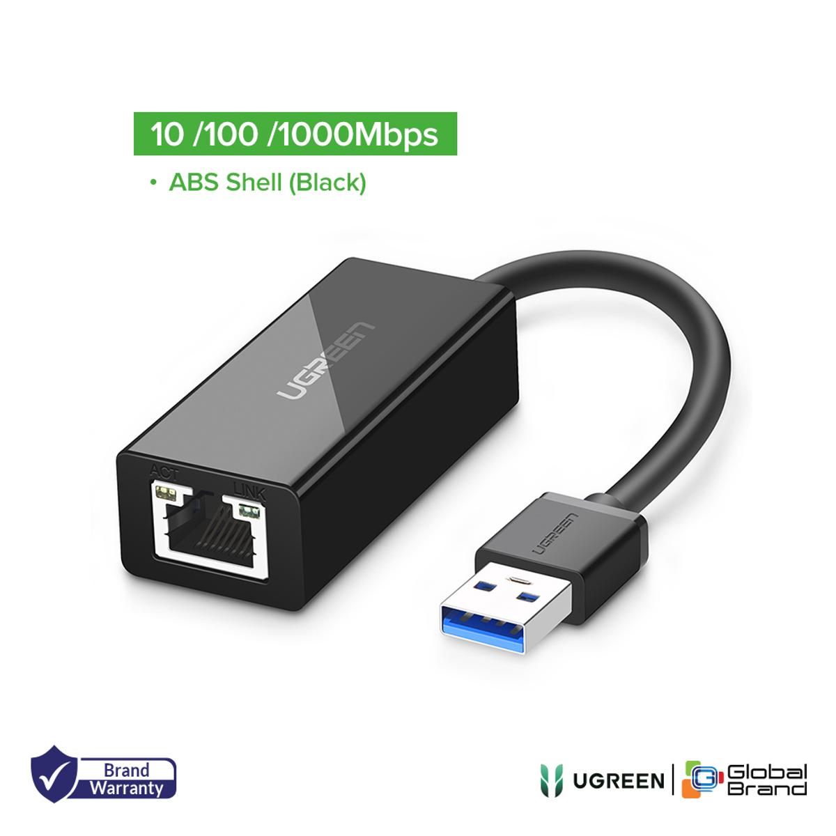 U GREEN CR111 USB Ethernet Adapter USB 3.0 to 10 100 1000 Gigabit Ethernet LAN Network Adapter Ethernet for Nintendo Switch Surface Pro Laptop PC #20256