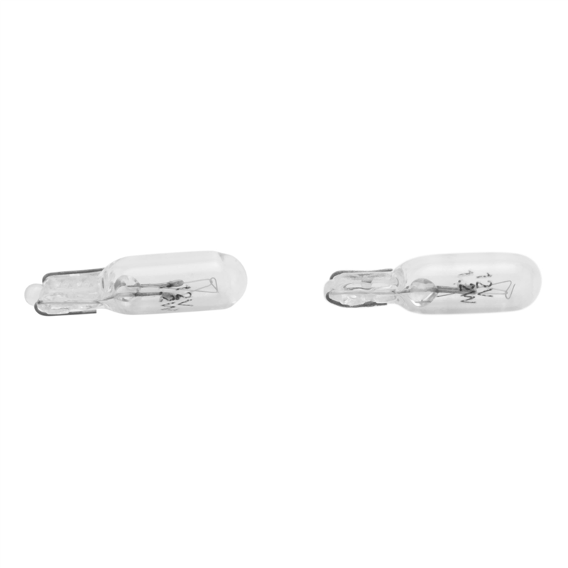 40Pcs T5 17 86 206 286 Halogen Bulb Car Instrument Panel Lamp Auto Wedge Dashboard Lamp 1.2W 12V Warm White