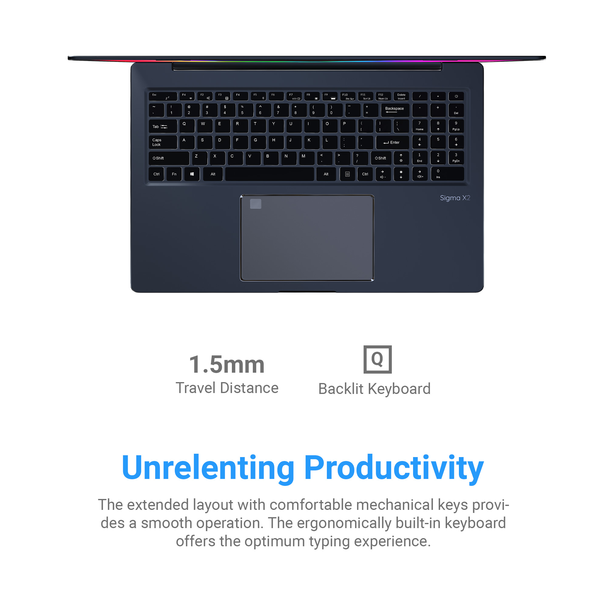 Qbits Sigma X2 Laptop Intel® Core™ i5-1240P (1.70 GHz to 4.40 GHz 12 MB Cache) with 8 GB RAM and 1TB M.2 WD NVMe SSD. 