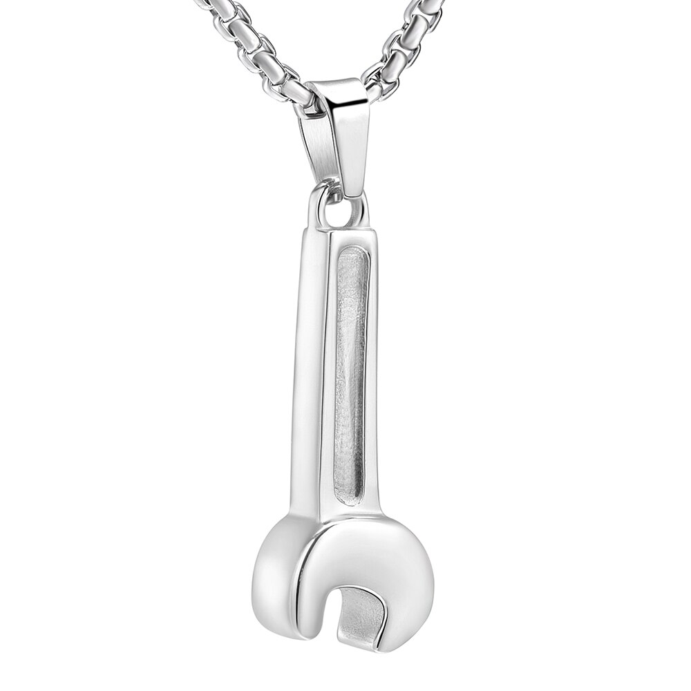 Jj001 Wrench Cremation Necklace 