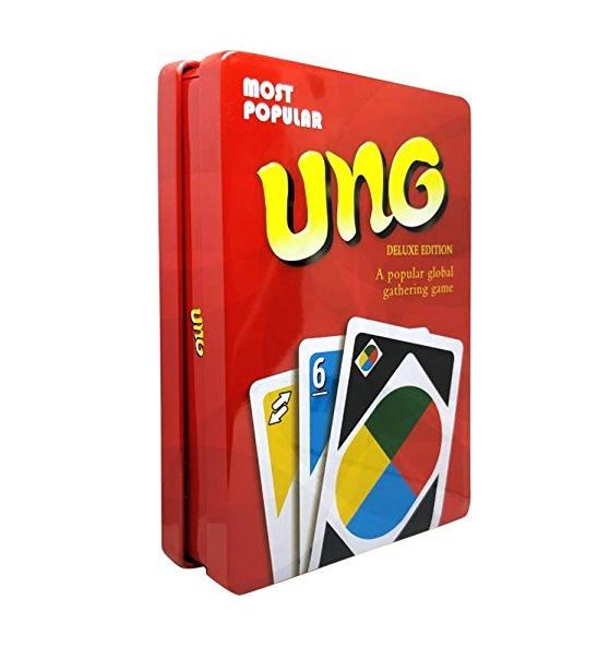 Mag Creation UNO Card Game Tin Metal Box. 