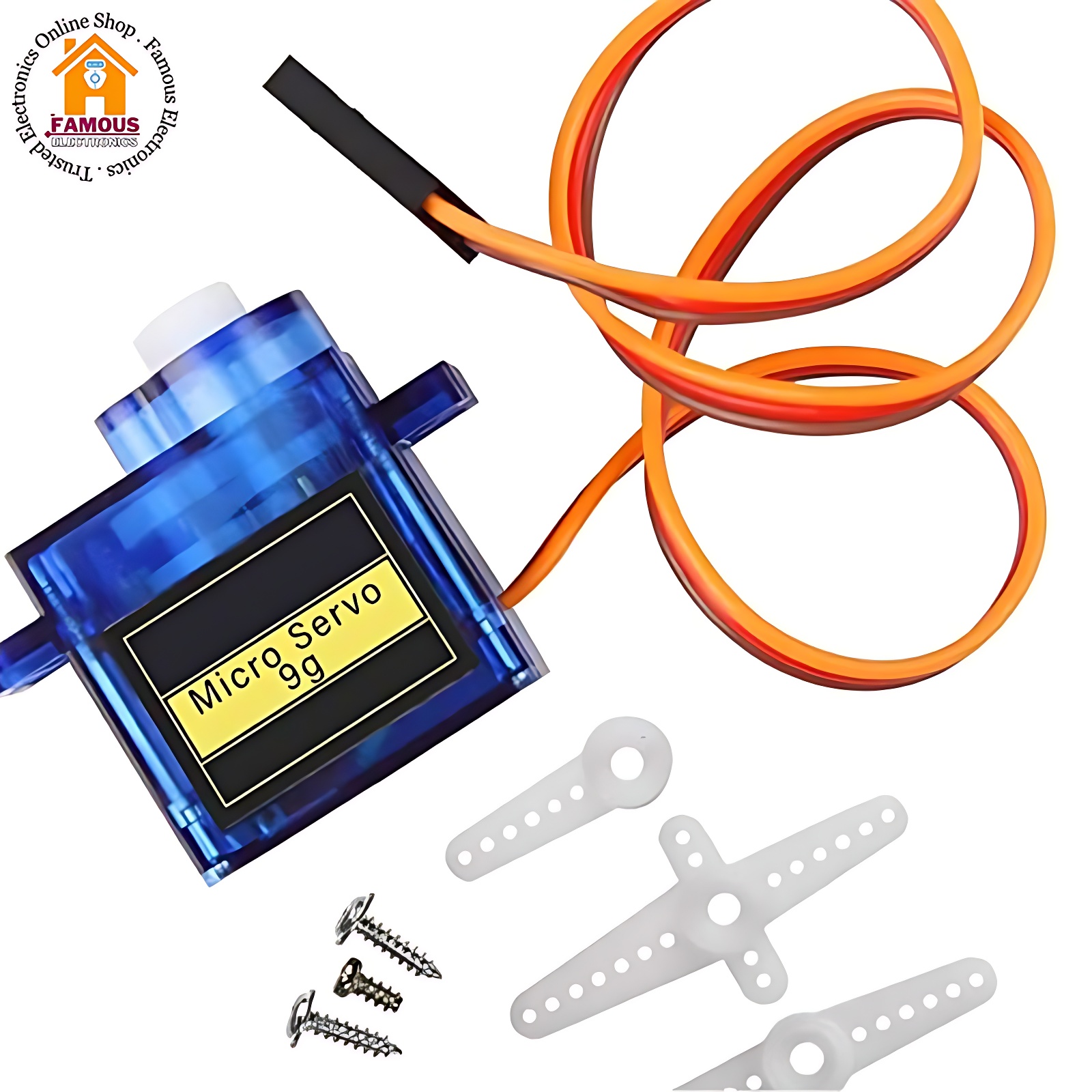 New mini servo motor SG90. 
