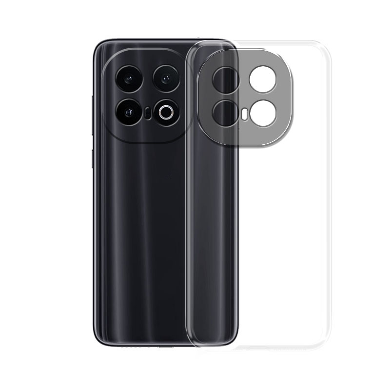 Tokifu For IQOO 13 Back Cover Soft Casing Transparent TPU Simple Case Covers. 