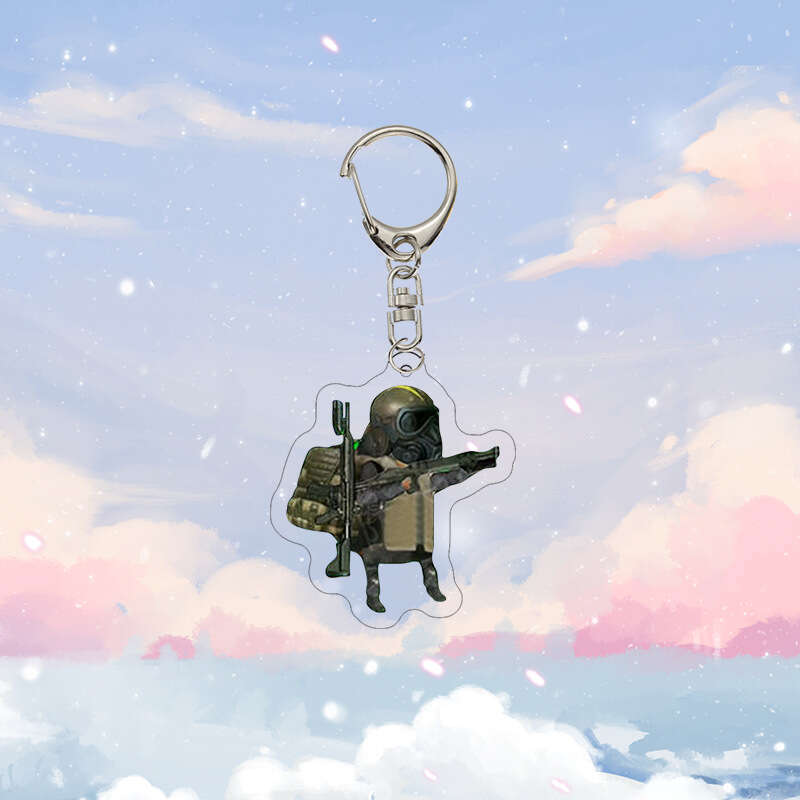 Mouse man, dark area breakout, Cheems, funny acrylic keychain game, peripheral backpack, pendant, batch stationery store. 