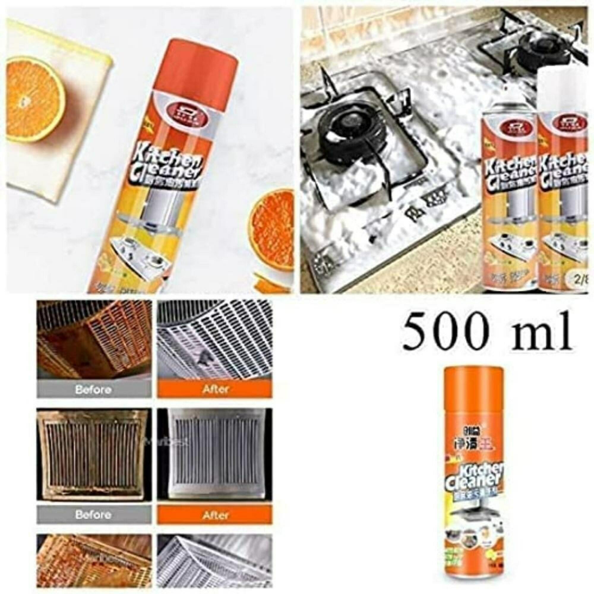 Powerful Kitchen Oil Cleaner Spray - Easily Removes Tough Grease and Grime from Various Surfaces - 500ml. 