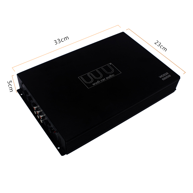 Car Power Amplifier 12V 6800W 4 Channel Stereo Digital Audio Subwoofer Power Amp. 